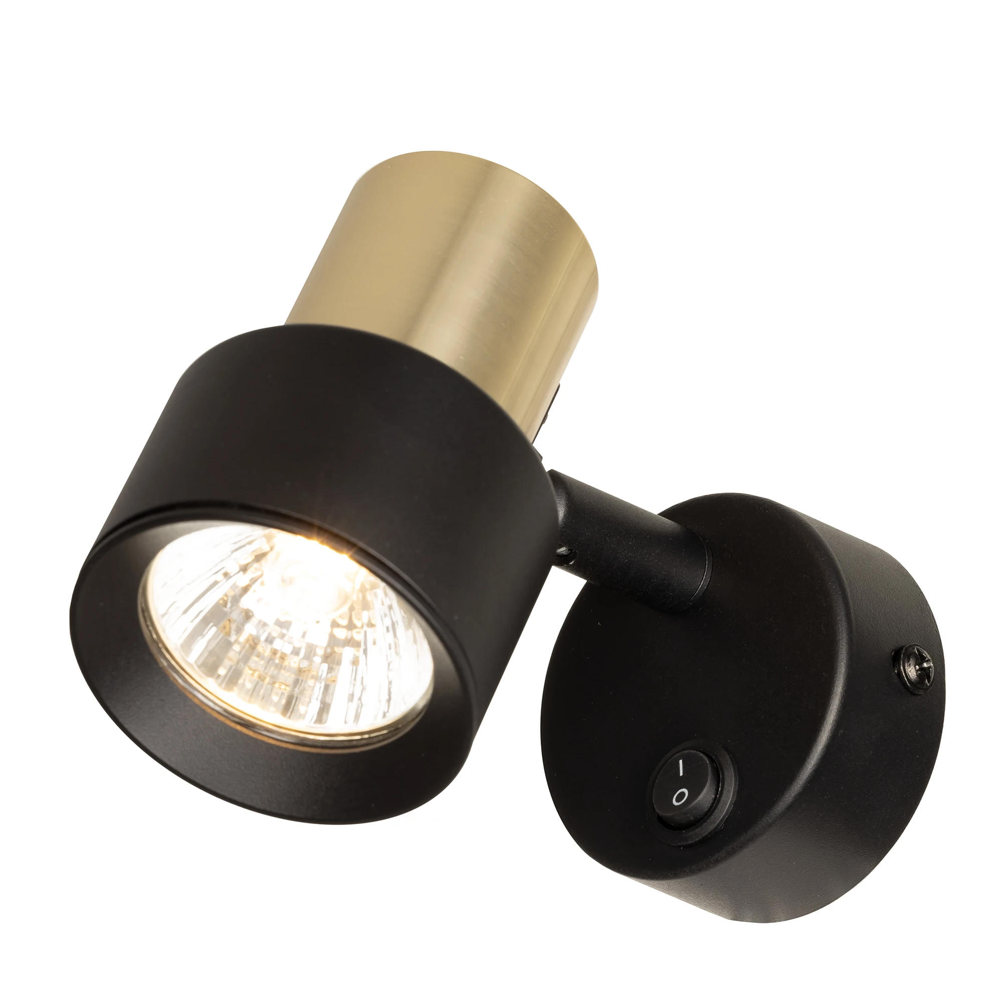 Citilux SAT CL505611 Спот поворотный с выключателем Чёрный+Золото — изображение 2