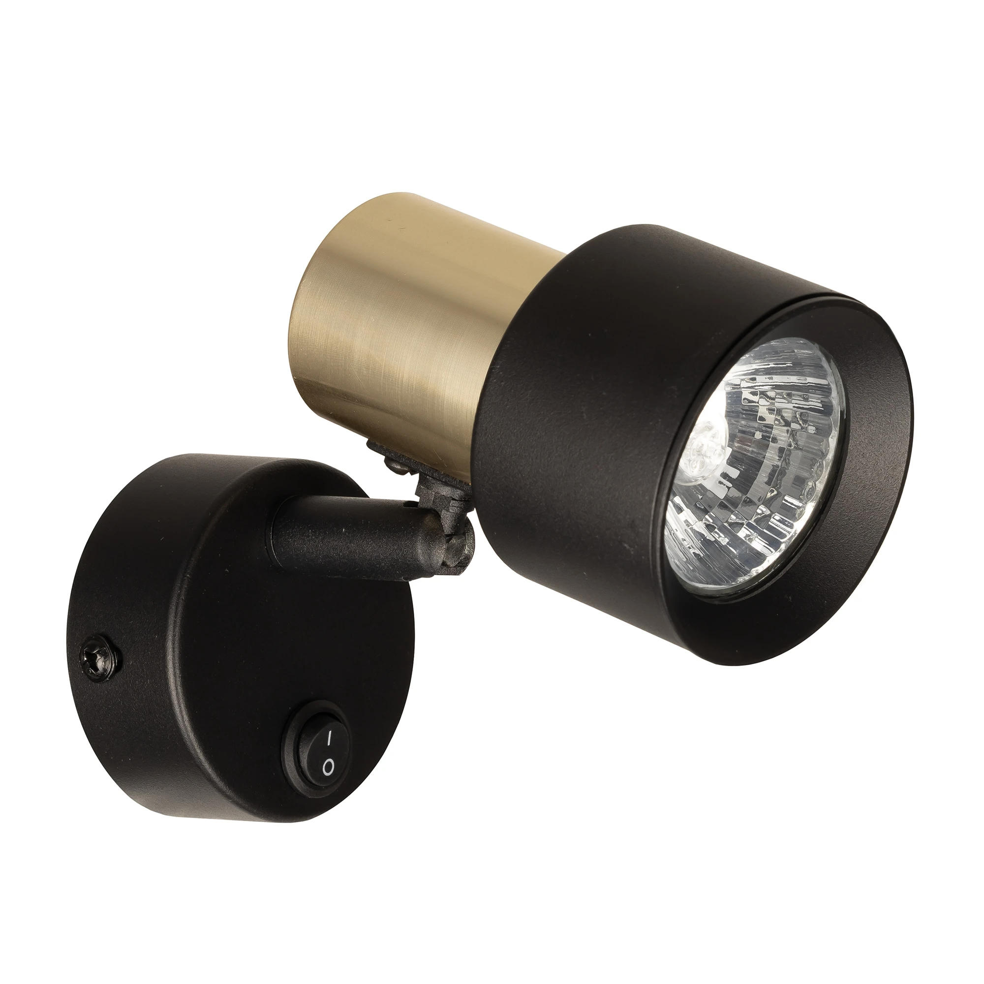 Citilux SAT CL505611 Спот поворотный с выключателем Чёрный+Золото — изображение 5