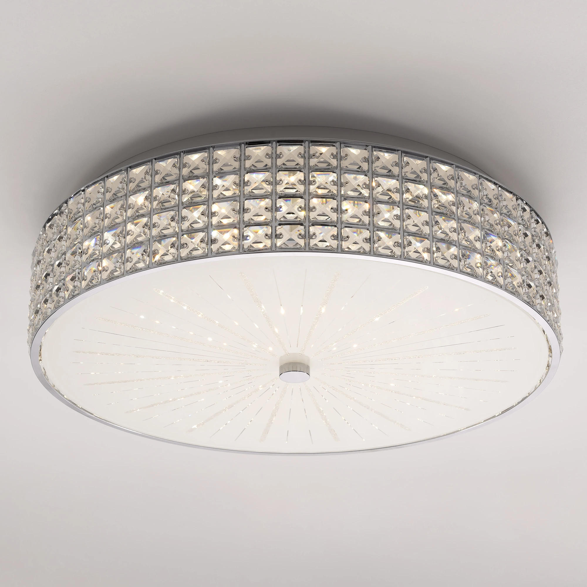 Citilux Портал CL32418G1 LED RGB Люстра хрустальная с пультом Хром — изображение 3