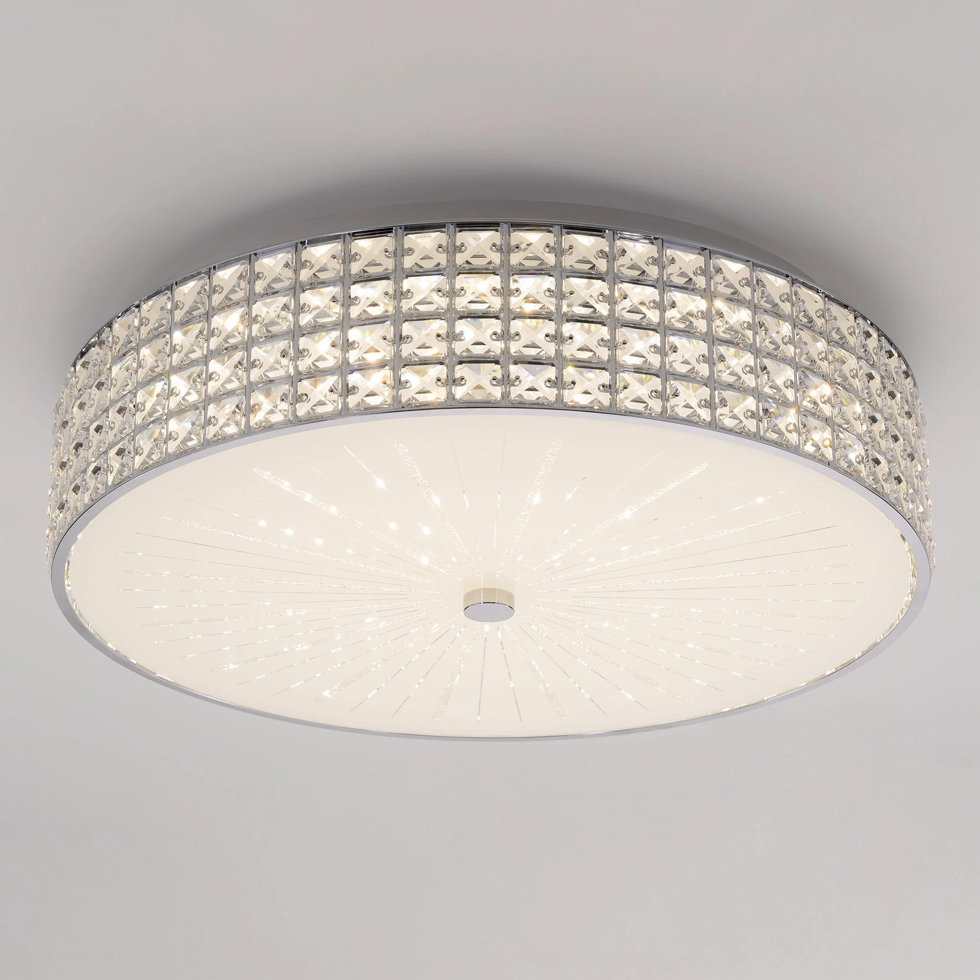 Citilux Портал CL32418G1 LED RGB Люстра хрустальная с пультом Хром — изображение 4