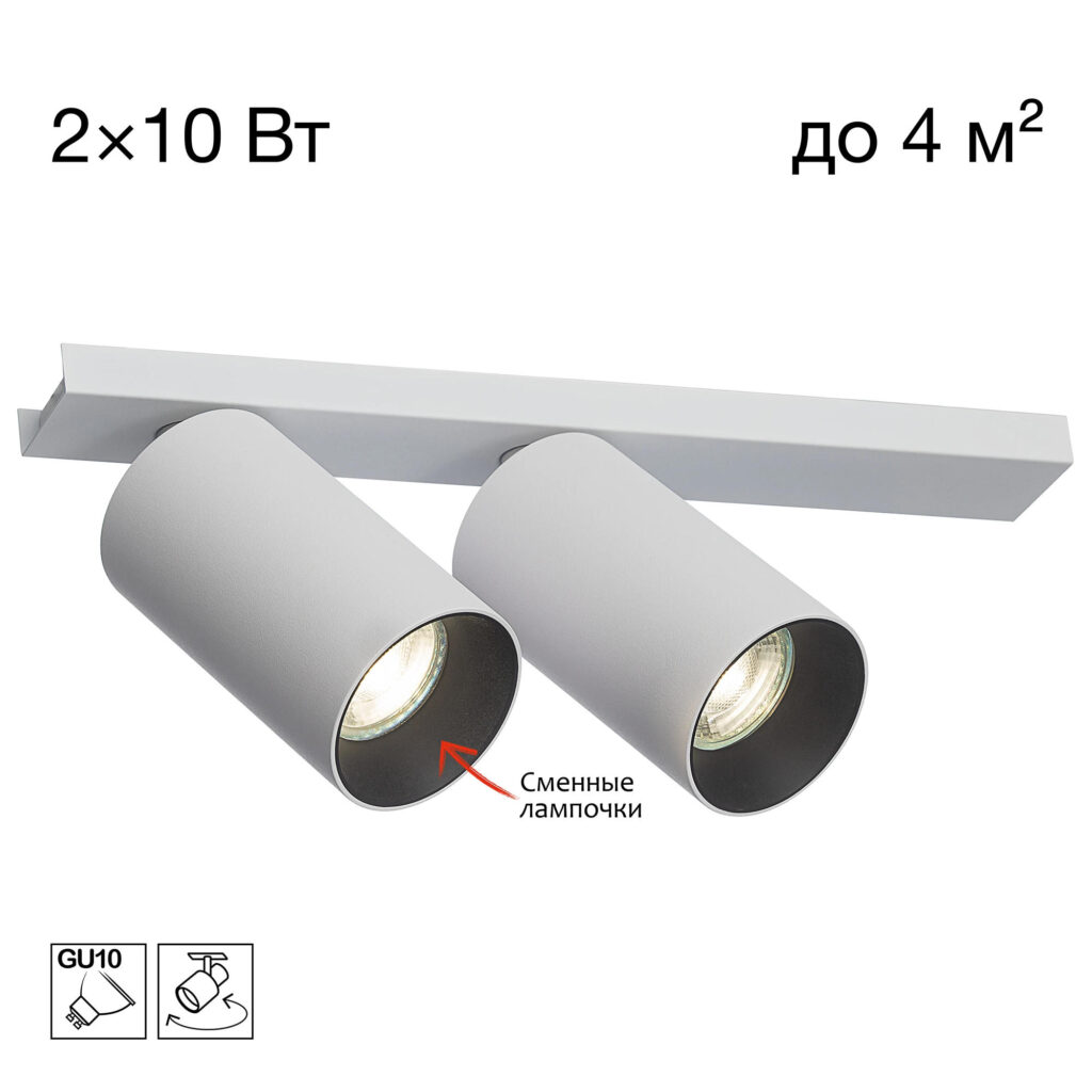 Citilux AXEL CL512520 Спот поворотный двойной Белый